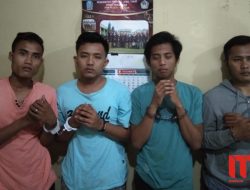 Pesta Sabu Dalam Rumah, Empat Pemuda Dibekuk Polisi