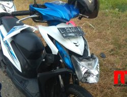 Hendak Balik ke Surabaya, Pemotor Ini Kecelakaan di Jrengik