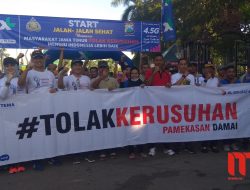 Polres Pamekasan Pimpin Deklarasi Tolak Kerusuhan Jelang Putusan PHPU