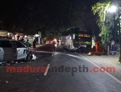 Tabrak Bus Pariwisata, ASN Sumenep Tewas di TKP