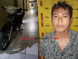 Curi Sepeda Motor, Warga Ganding Sumenep Diringkus Polisi