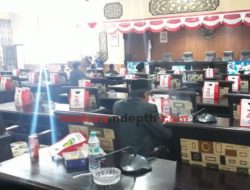 Rapat Paripurna Istimewa, Anggota DPRD Sakit, Bupati Ikut Sakit