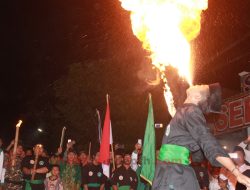 Ribuan Santri Meriahkan Pawai Kebangsaan HSN 2019 di Sampang