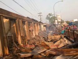 Insiden Pasar Tanah Merah, 180 Kios Terbakar, Polisi: Kerugaian Rp 3 Miliar
