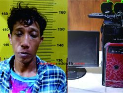 Fuji Digelandang Polisi Saat Ketahuan Membobol Gedung Sekolah