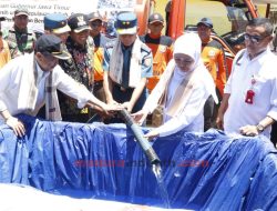 Sejumlah Kecamatan Kepulauan Alami Kekeringan, Gubernur Khofifah Kunjungi Sumenep