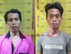 Ini Dua Tersangka Pengrusakan Fasilitas Pilkades di Desa Juruan Laok