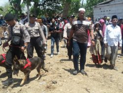 Amankan Pilkades Serentak, Polres Sampang Kerahkan Anjing Pelacak