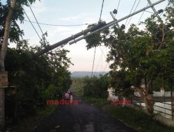 Puting Beliung di Sumenep, 1 Orang Dilarikan Ke Puskesmas