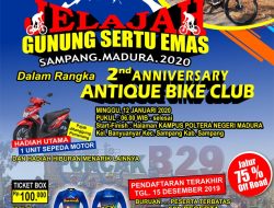 2d Anniversary, Antique Bike Club Akan Gelar Jelajah Gunung Sertu Emas