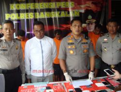 Minggu Pertama 2020, Polres Bangkalan Ringkus 5 Pengedar Sabu Lintas Negara