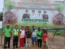 Peduli Penghijauan, Kades Paseyan Berterima Kasih Kepada Forkopimda Kabupaten Sampang
