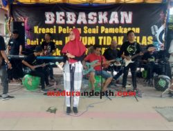 Sejumlah Pegiat Musik Pamekasan Gelar Aksi Lanjutan di Depan Gedung DPRD