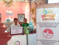 Ikuti Pameran Disdik Jatim, SMK Siti Khodijah Pangarengan Tunjukkan Produknya