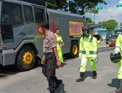 Antisipasi Covid-19, Water Canon Dikerahkan Semprot Disinfektan