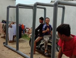 Mahasiswa Poltera Bikin Bilik Disinfektan untuk Cegah Penyebaran Corona