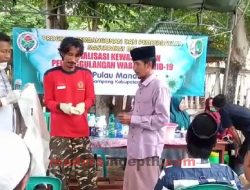 Pemdes Pulau Mandangin Gelar Sosialisasi Pencegahan Virus Corona