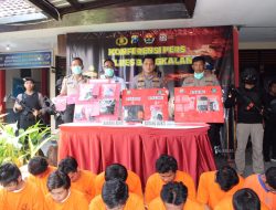 Polres Bangkalan Bekuk Lima Bandar Narkoba