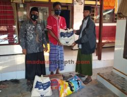 Pemdes-NU Pulau Mandangin Beri Semangat dan Bantu Keluarga Pasien Covid-19