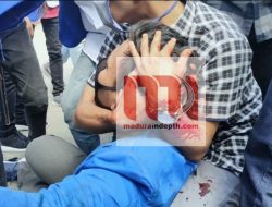 Demo Tambang Ilegal di Pamekasan Ricuh, Satu Orang Alami Luka di Kepala