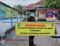 Tetap Beroperasi, Puskesmas Kedungdung Berlakukan Lock Door