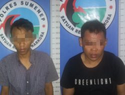 Sering Transaksi Sabu, Dua Warga Pamekasan Diciduk Polres Sumenep