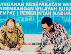 Teken Nota Kesepakatan, Pemkab Pamekasan dan BPWS Siap Kembangkan Madura