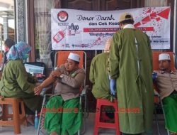 Peringati HUT RI, Puskesmas Kedungdung Gelar Donor Darah Bersama DKR dan PMI