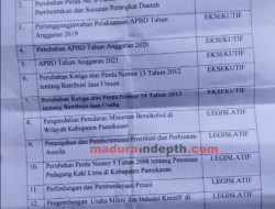 DPRD Pamekasan Akan Bahas Perubahan 16 Perda Tahun 2020