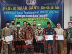 Bupati Sampang Selesaikan Pembebasan Lahan Pembangunan Stadion