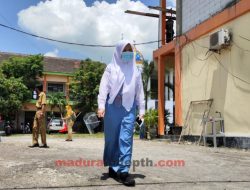 Hari Pertama PTM SMA/SMK di Bangkalan Semua Kantin Wajib Tutup