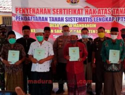Desa Pulau Mandangin Sukses Gelar PTSL