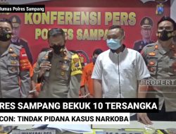 Polisi Bekuk 10 Tersangka Kasus Narkoba di Sampang