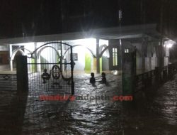 Sungai Kamoning Meluap, Ketinggian Air Mencapai 60 Sentimeter