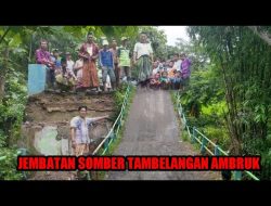 Jembatan Somber Tambelangan Ambruk, Sebab Tiang Penyangga Patah