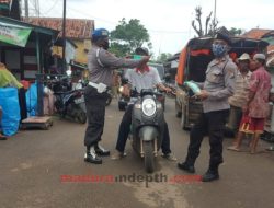 Polsek Nonggunong Gelar Operasi Yustisi, Pelanggar Prokes Ditindak