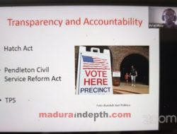 “Sistem Pemilu Amerika Serikat” Jadi Tema Diskusi Online KPU Sampang