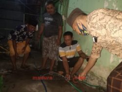 Pasca Rekondisi Sementara, PUDAM Trunojoyo Kontrol Air di Rumah Pelanggan