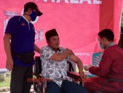 Belasan Kades dan Lurah Dapat Vaksinasi Hari Ini