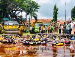 Picu Kriminalitas di Pamekasan, 2.670 Botol Miras Dimusnahkan