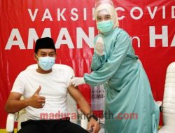 Wakil Bupati Sampang Disuntik Vaksin Covid-19 Tahap Kedua