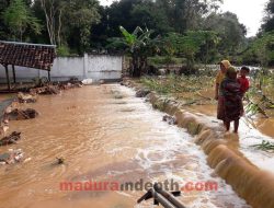 Hujan Lebat, Sejumlah Titik di Dua Desa di Kecamatan Ganding Terendam Banjir