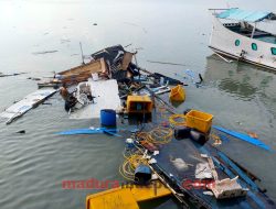 Perahu Nelayan Raas Hancur Akibat Ledakan Tabung Elpiji, Empat Korban Alami Luka