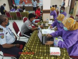 Lapas Kelas IIA Pamekasan Lakukan Vaksinasi Covid-19 Tahap Dua