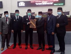 Rapat Paripurna DPRD Sampang: Bahas LKPJ Bupati Tahun Anggaran 2020
