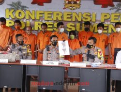 Polres Sumenep Borgol 65 Tersangka Selama Operasi Pekat Semeru 2021