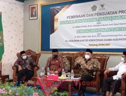 Kemenag Sampang Lakukan Pembinaan dan Penguatan Program Baznas serta Pembangunan Zona Integritas