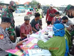 Satgas Covid-19 Lakukan Vaksinasi di Pelabuhan Tanglok, Warga Mandangin Banyak yang Lari