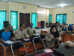Sejumlah Anggota Tagana Sampang Ikuti Ujian Kompetensi Tahap 2 Secara Online