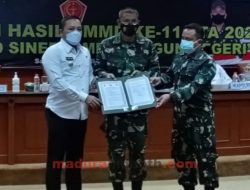 Resmi Ditutup, Bupati Sampang Apresiasi TMMD ke-111 Kodim 0828 Sampang